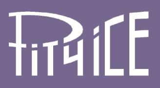 Paars sponsorlogo uit de menukaart